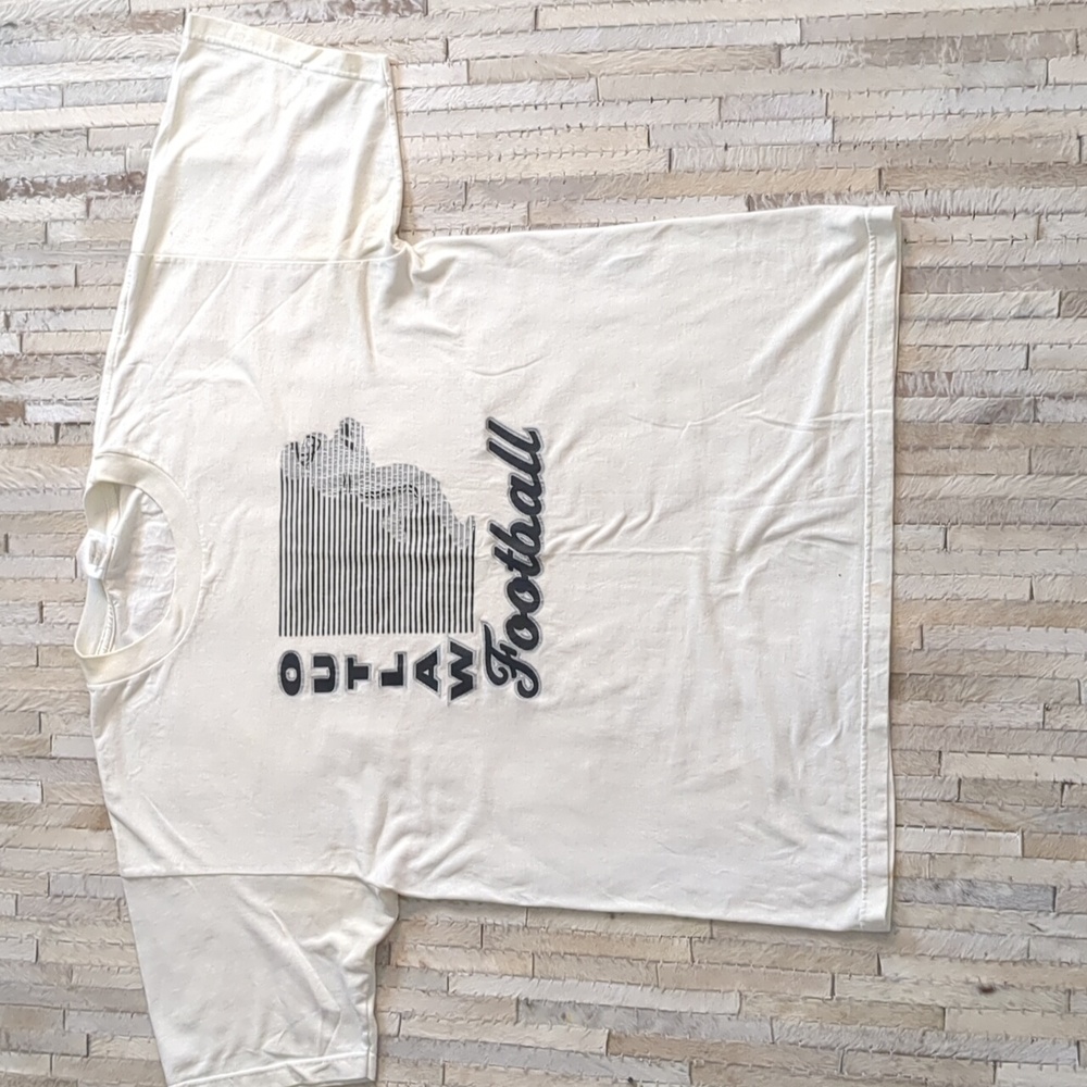 Vintage Riddell‎ Outlaw Football Graphic T-Shirt